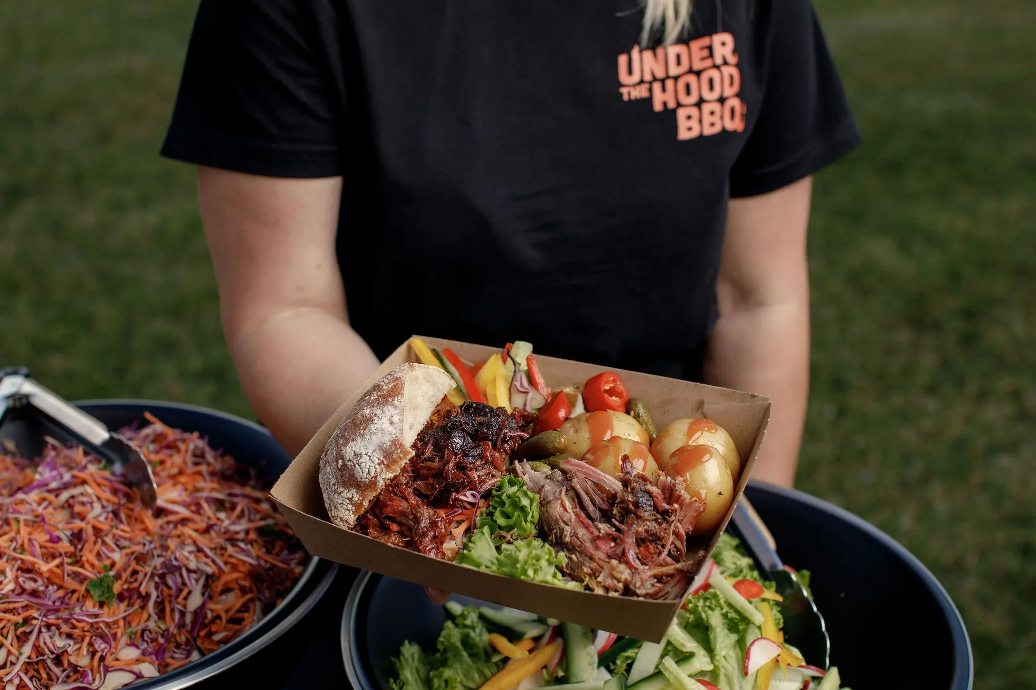 BBQ catering meal packs